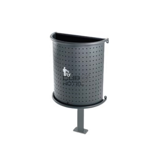 50L Outdoor Wastepaper Painted Steel color